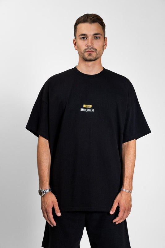 BIANCONERI T-Shirt #2 Black - #TWELVE. Streetwear