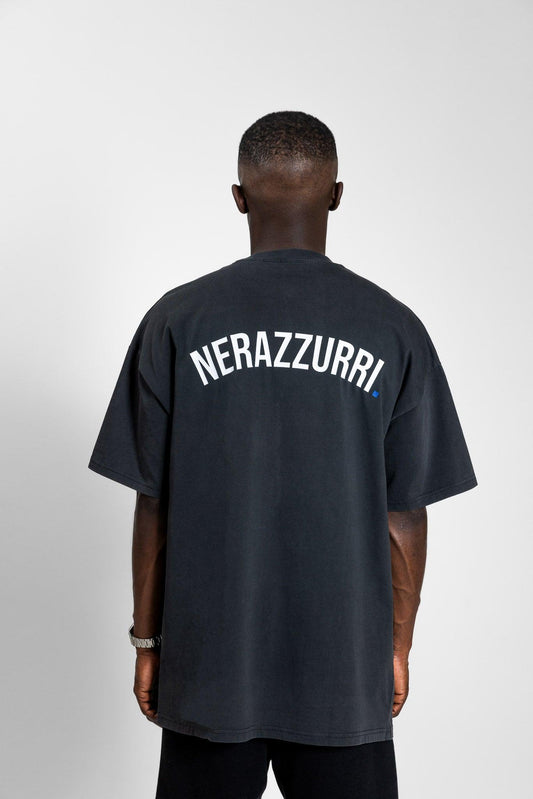 NERAZZURRI T-Shirt #1 Vintage Black - #TWELVE. Streetwear