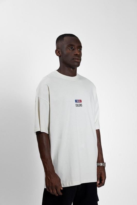 CULERS T-Shirt #2 Vintage White - #TWELVE. Streetwear