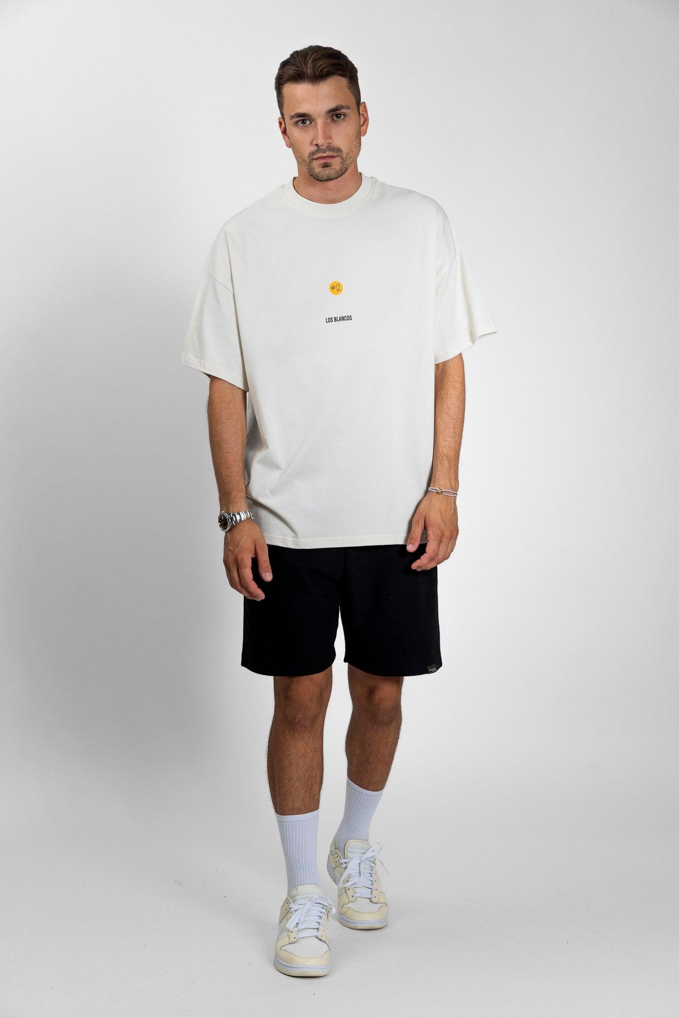 LOS BLANCOS T-Shirt #3 Vintage White - #TWELVE. Streetwear
