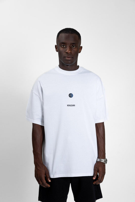 NERAZZURRI T-Shirt #3 White - #TWELVE. Streetwear